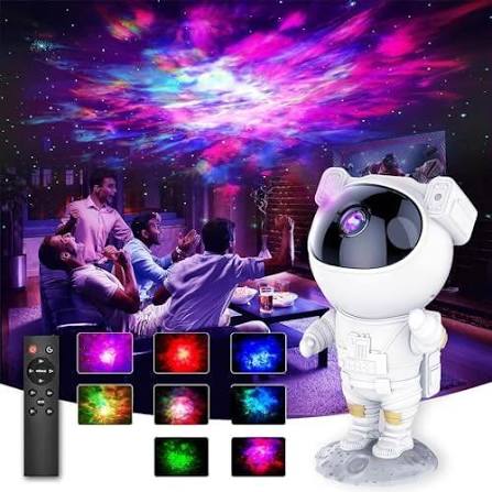 Astronaut Galaxy Projector Night Light – 360°