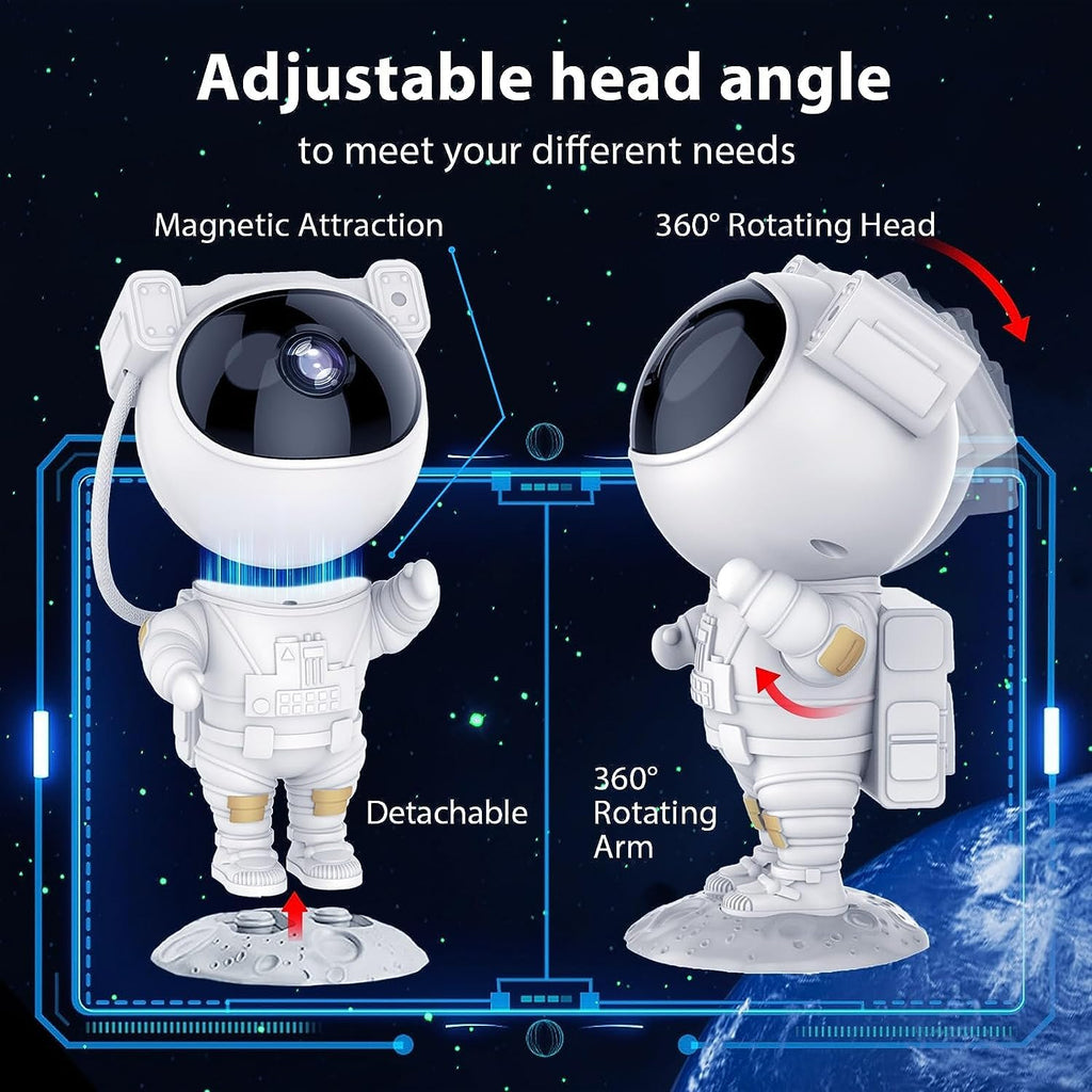 Astronaut Galaxy Projector Night Light – 360°